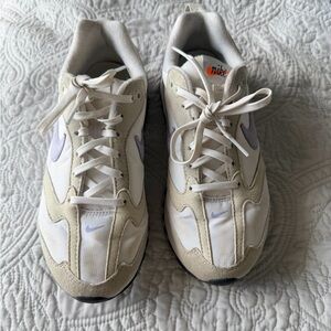 Nike White and Tan Sneakers